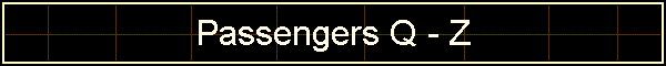 Passengers Q - Z