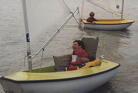 Joanne sailing